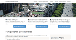 Desktop Screenshot of fumigacionesbaires.com.ar