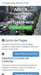 Mobile Screenshot of fumigacionesbaires.com.ar